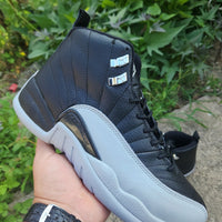 High Top Sneakers, Light Gray Black Colorway, Lace Up Design, Casual Gift for Sneaker Fans
