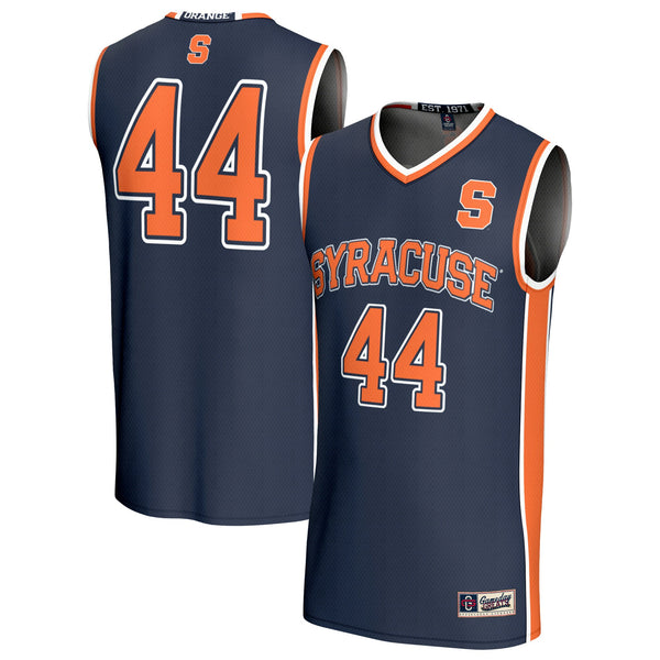 #44 Syracuse Orange Lightweight Collegiate Basketball Fashion Jersey - Navy