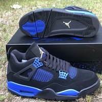 Sneakers, Blue Black Colorway, Lace Up Design, Casual Gift for Sneaker Fans