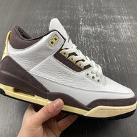 Low Top Sneakers, White Brown Colorway, Lace Up Design, Casual Gift for Sneaker Fans