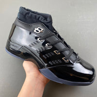 Low Top Sneakers, Black Colorway, Patent Leather Footwear, Lace Up Design, Casual Gift for Sneaker Fans