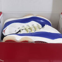 High Top Sneakers, Blue White Red Colorway, Lace Up Design, Casual Gift for Sneaker Fans