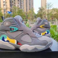 High Top Sneakers, Gray Colorway, Lace Up Design, Casual Gift for Sneaker Fans
