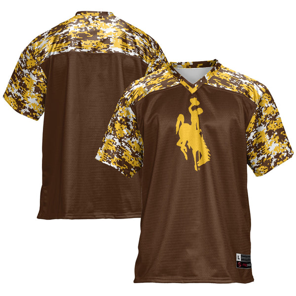 Wyoming Cowboys Football Jersey - Brown