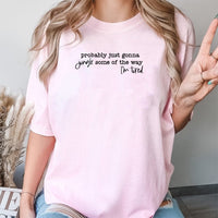 Humorous Christmas Shirt, Probably Just Gonna Jingle All the Way I'm Tired Shirt, Tired Mom Holiday Graphic Tee, Festive Xmas Shirt