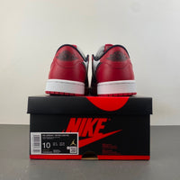 Low Top Sneakers, White Red Black Colorway, Lace Up Design, Casual Gift for Sneaker Fans