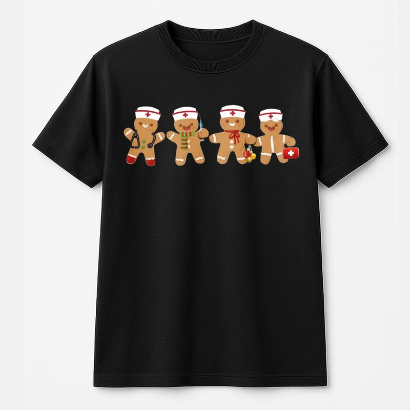 Gingerbread Medic Shirt, Christmas Nurse T-Shirt, Adorable Nursing Holiday Tee, Medical Staff Christmas Shirt, Present for Nursing Students