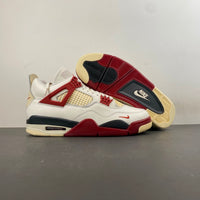 Low Top Sneakers, White Black Red Colorway, Lace Up Design, Casual Gift for Sneaker Fans
