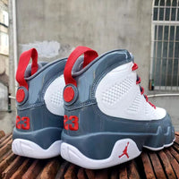 Sneakers, White Gray Red Colorway, Lace Up Design, Casual Gift for Sneaker Fans