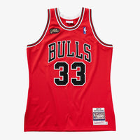 Chicago Bulls Authentic Jersey Road Finals Scottie Pippen 1997
