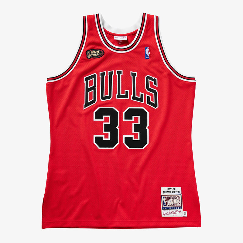 Chicago Bulls Authentic Jersey Road Finals Scottie Pippen 1997