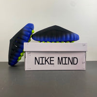 Slides, Blue Black Colorway, Slip On Design, Casual Gift for Shoe Lovers