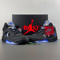 Low Top Sneakers, Blue Black Colorway, Lace Up Design, Casual Gift for Sneaker Fans
