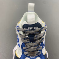Low Top Sneakers, Royal Blue White Black Colorway, Lace Up Design, Casual Gift for Sneaker Fans