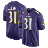 Baltimore Ravens Jamal Lewis Purple Game Retired Player Jersey