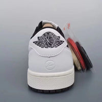 Low Top Sneakers, Black White Colorway, Lace Up Design, Casual Gift for Sneaker Fans