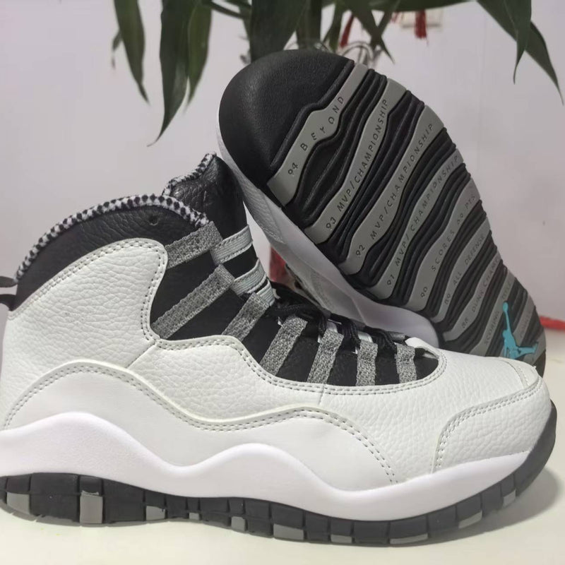 High Top Sneakers, White Black Colorway, Lace Up Design, Casual Gift for Sneaker Fans