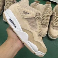 Mid Top Sneakers, Beige White Colorway, Lace Up Design, Casual Gift for Sneaker Fans