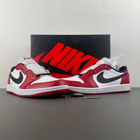 Low Top Sneakers, White Red Colorway, Lace Up Design, Casual Gift for Sneaker Fans