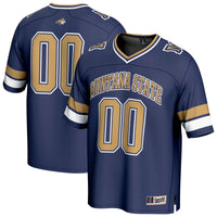 #00 Montana State Bobcats Collegiate Football Fashion Jersey - Navy