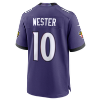 Baltimore Ravens LaJohntay Wester Purple Team Game Jersey