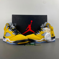High Top Sneakers, Yellow Colorway, Lace Up Design, Casual Gift for Sneaker Fans