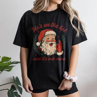 Liberal Democrat Holiday Graphic Tee, Humorous Anti-Politics Santa T-Shirt, Sarcastic Political Christmas Shirt, Satirical Xmas Party T-Shirt
