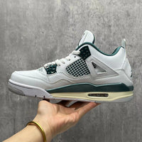 Mid Top Sneakers, Green Colorway, Lace Up Design, Casual Gift for Sneaker Fans