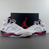 High Top Sneakers, White Black Red Colorway, Lace Up Design, Casual Gift for Sneaker Fans