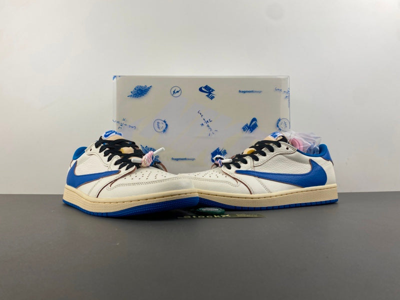 Low Top Shoes, Blue White Colorway, Reverse Hook Design, Lace Up Design, Casual Gift for Shoe Lovers