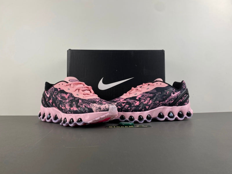 Low Top Sneakers, Pink Colorway, Camouflage Pattern, Lace Up Design, Casual Gift for Sneaker Fans