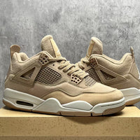 Mid Top Sneakers, Beige Colorway, Lace Up Design, Casual Gift for Sneaker Fans