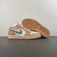 Low Top Sneakers, White Green Colorway, Lace Up Design, Casual Gift for Sneaker Fans