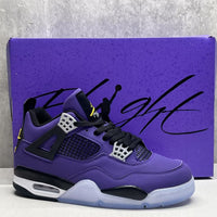 Mid Top Sneakers, Purple Gold Colorway, Lace Up Design, Casual Gift for Sneaker Fans