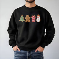 Holiday Cookie Sweatshirt, Gingerbread Christmas Sweatshirt, Festive Gingerbread Man Sweatshirt, Winter Party Crewneck, Comfy Xmas Present