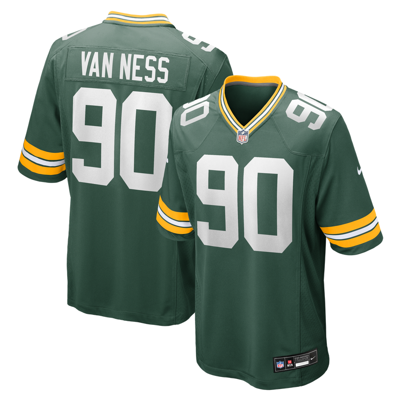 Green Bay Packers Lukas Van Ness Green Game Jersey
