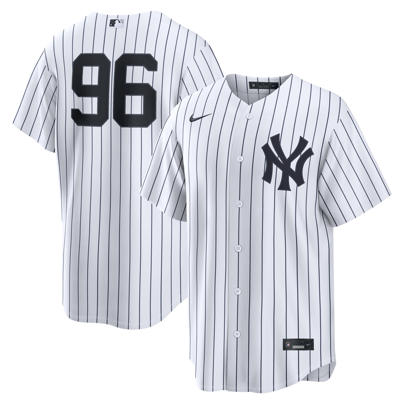New York Yankees George Lombard Jr. White Home Replica Jersey