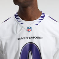 Baltimore Ravens Roquan Smith White Game Jersey