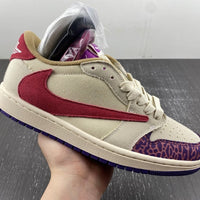 Low Top Sneakers, White Red Colorway, Reverse Hook Design, Snake Pattern, Lace Up Design, Casual Gift for Sneaker Fans