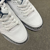 Low Top Basketball Shoes, Blue White Colorway, Lace Up Design, Casual Gift for Shoe Lovers