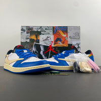 Low Top Sneakers, Blue White Red Colorway, Reverse Hook Design, Lace Up Design, Casual Gift for Sneaker Fans