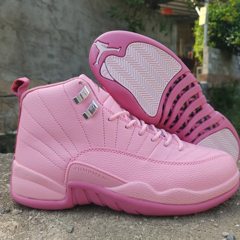 High Top Sneakers, Pink Colorway, Lace Up Design, Casual Gift for Sneaker Fans