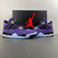 Retro Low Top Sneakers, Purple Colorway, Leather Footwear, Lace Up Design, Casual Gift for Sneaker Fans
