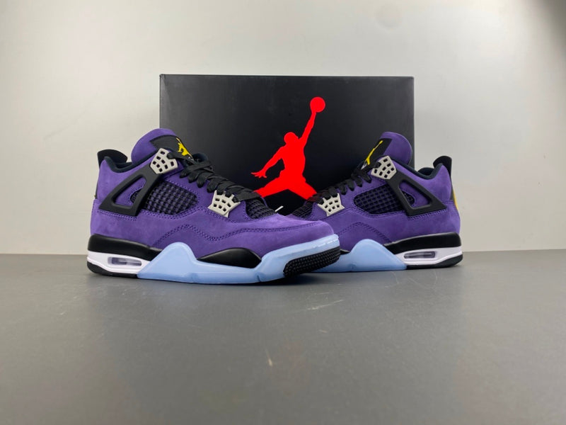 Retro Low Top Sneakers, Purple Colorway, Leather Footwear, Lace Up Design, Casual Gift for Sneaker Fans