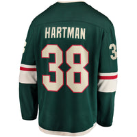 Minnesota Wild Ryan Hartman Green Home Breakaway Player Jersey