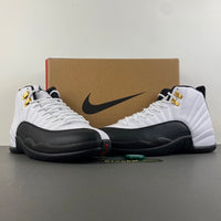 Retro Low Top Sneakers, White Black Gold Colorway, Lace Up Design, Casual Gift for Sneaker Fans