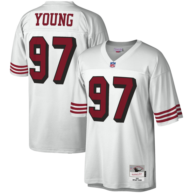 San Francisco 49ers Bryant Young White Legacy Replica Jersey