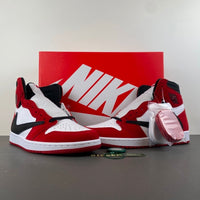 High Top Sneakers, White Black Red Colorway, Reverse Hook Design, Lace Up Design, Casual Gift for Sneaker Fans