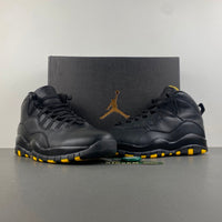 Retro Low Top Sneakers, Black Yellow Colorway, Lace Up Design, Casual Gift for Sneaker Fans