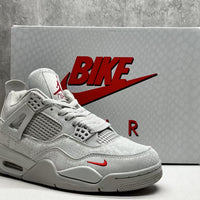 Mid Top Sneakers, Gray Colorway, Lace Up Design, Casual Gift for Sneaker Fans